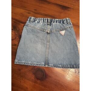 Guess by George Marciano Vintage Girl's Denim Mini Skirt Size 5 Retro 1980's